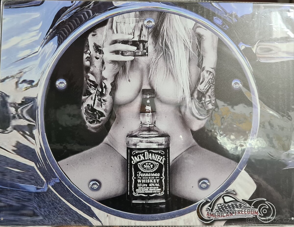 Kovová cedule 40x30 VELKÁ-JD BLUE