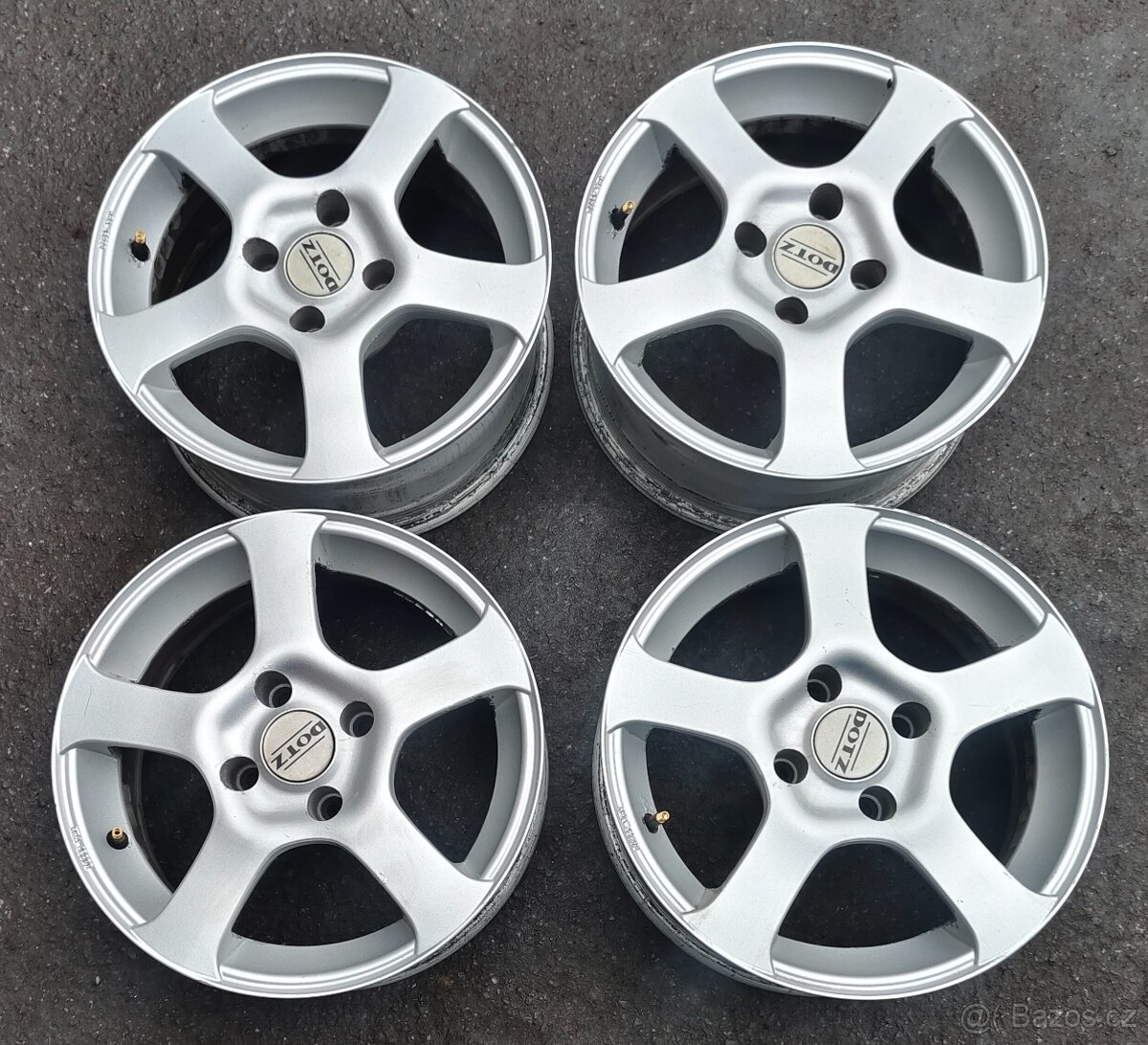 Alu disky DOTZ na Citroen/Peugeot 4x108 r15