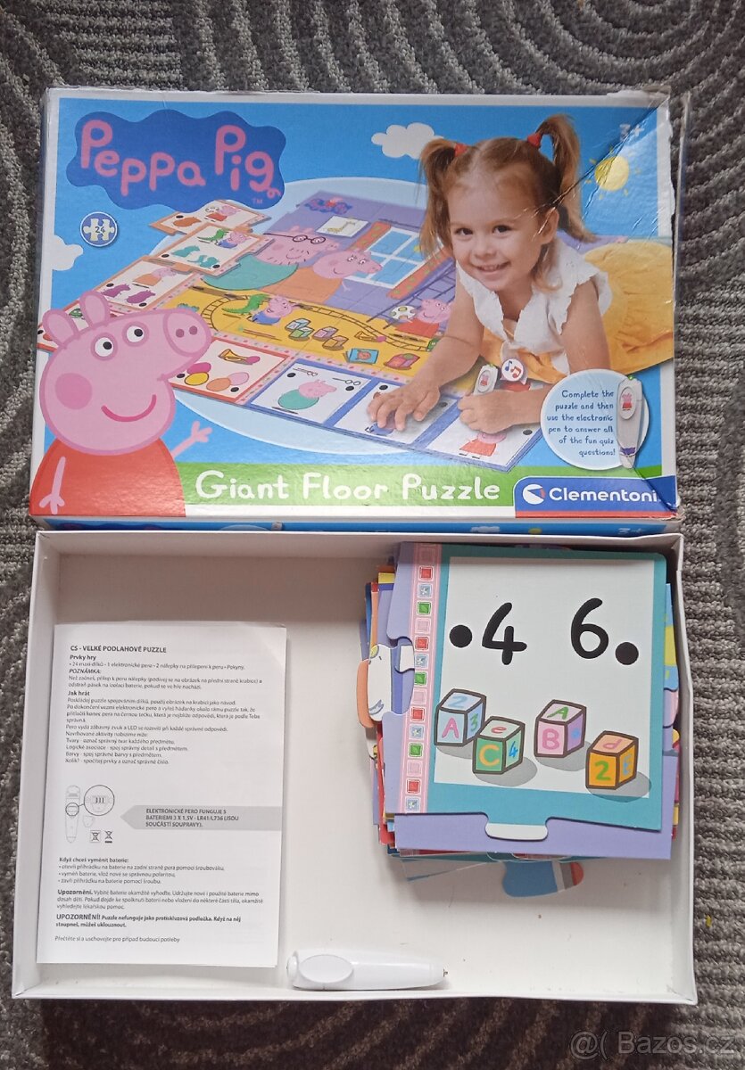 Velké puzzle Prasátko Peppa