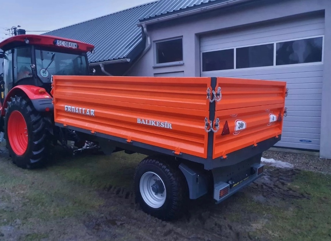 Vlek na traktor 3 stranné sklápění 4,8t