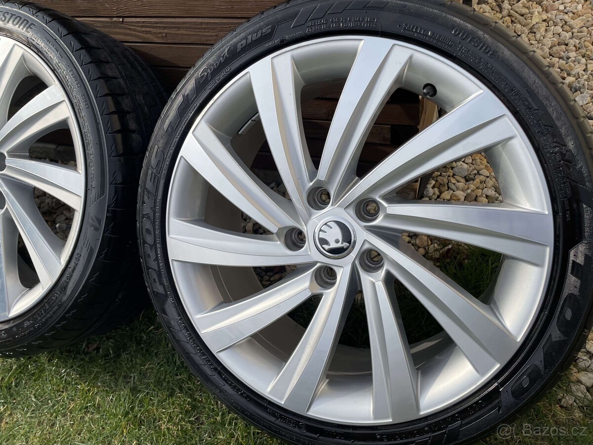 PERSEUS skoda orig disky 5x112 7,5xR18 ET48 VW 225 40 R18