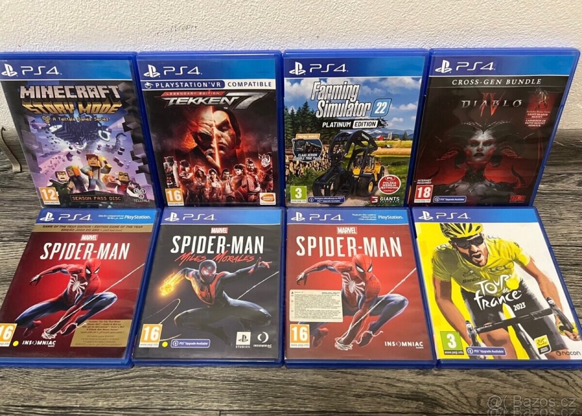 PlayStation hry - top stav