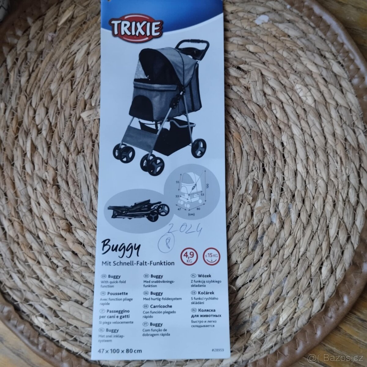 Kočárek pro psa