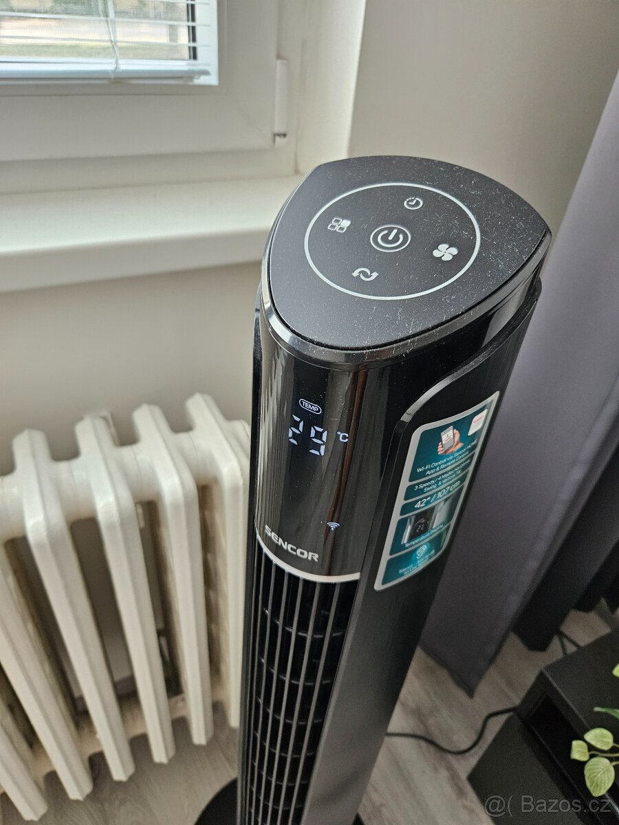 Sloupový ventilátor Sencor SFT 4207BK