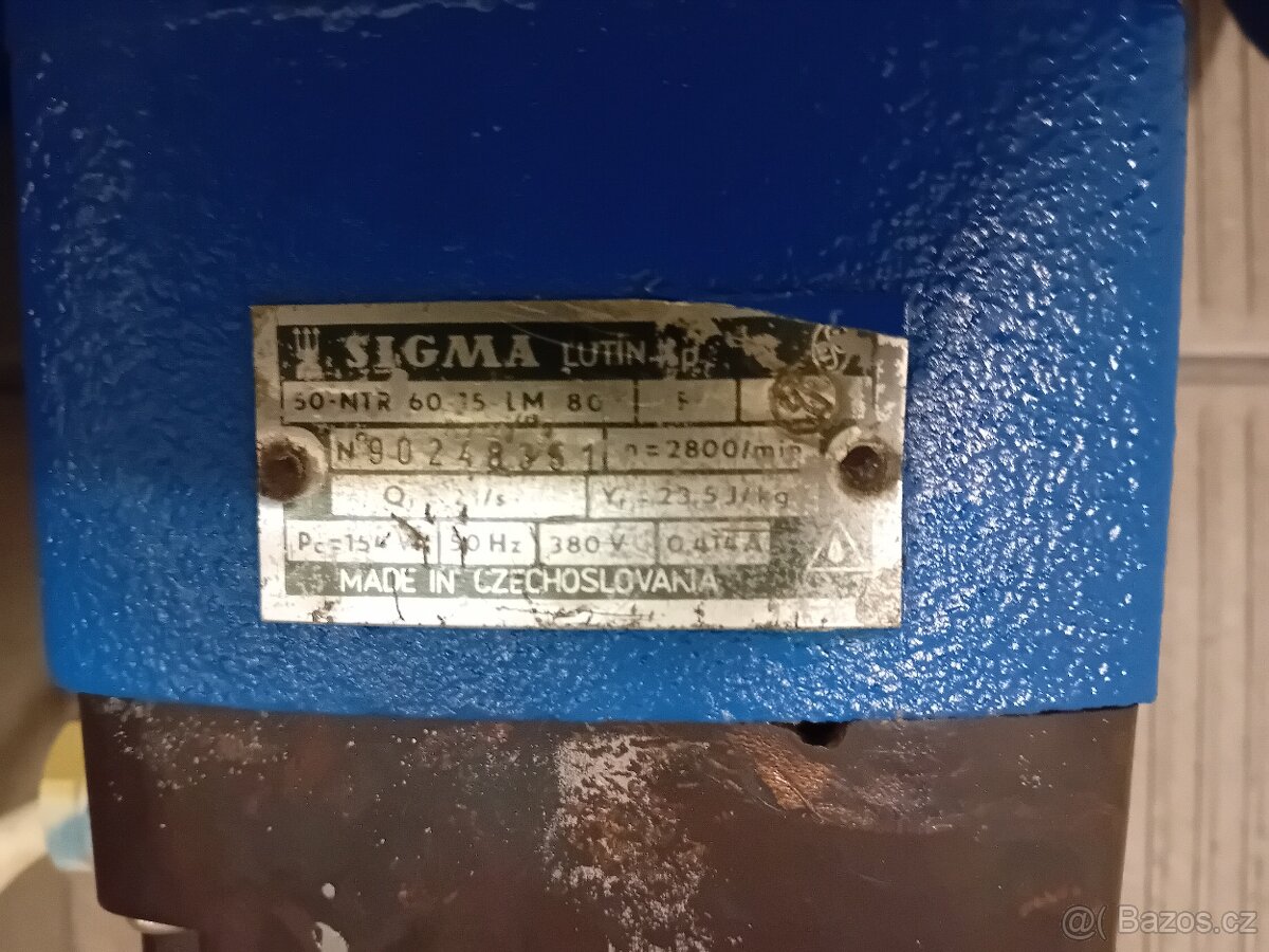 Čerpadlo Sigma 50 NTR 60-15 LM 80, 400 V