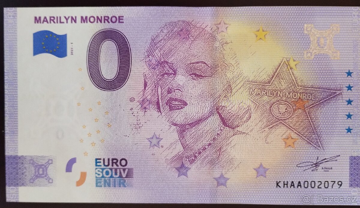 Bankovka M. Monroe