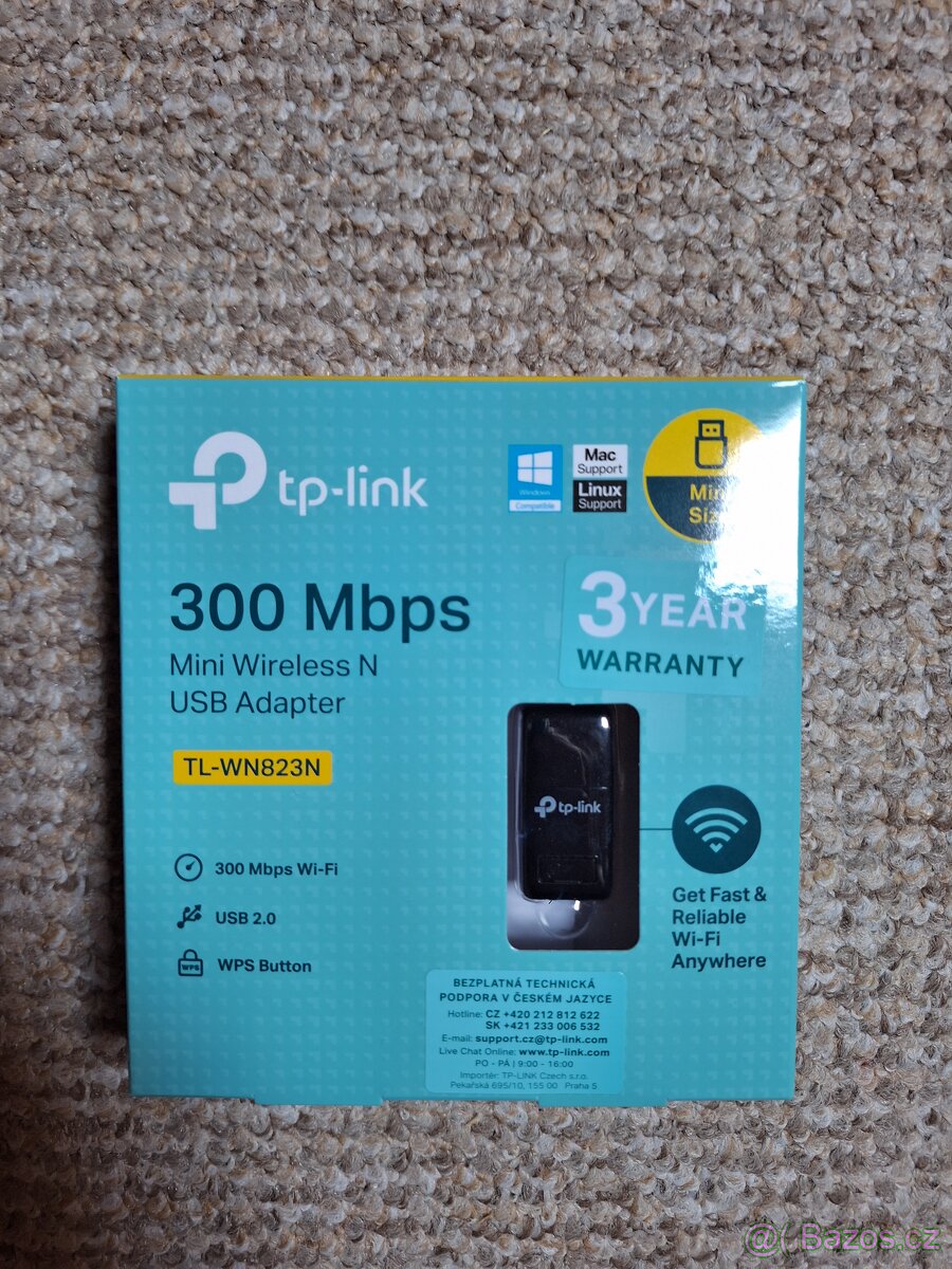 Prodám nový bezdrátový usb adapter TL-WN823N