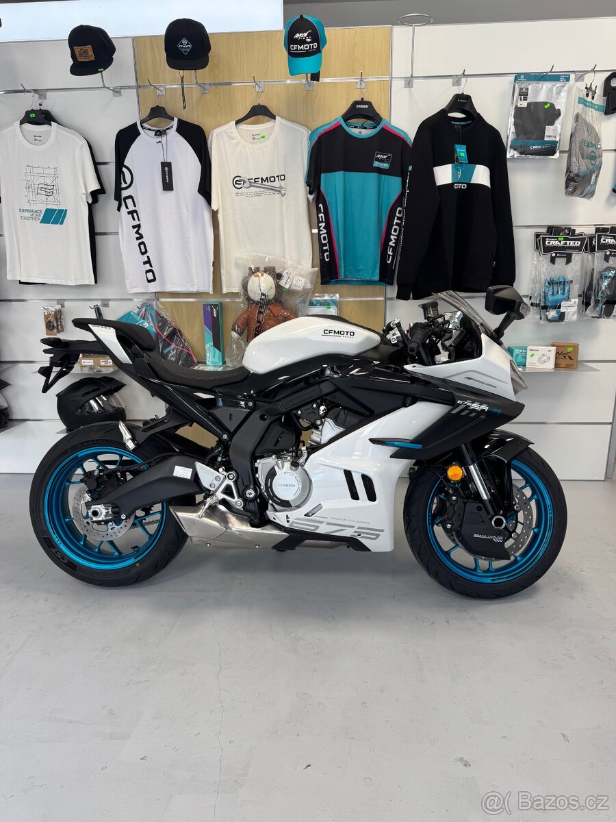 CFMOTO 675SR-R bílá 2025