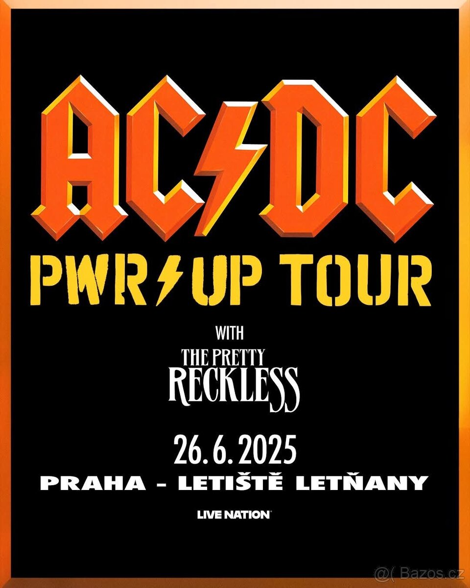 AC/DC stání A s předáním před koncertem