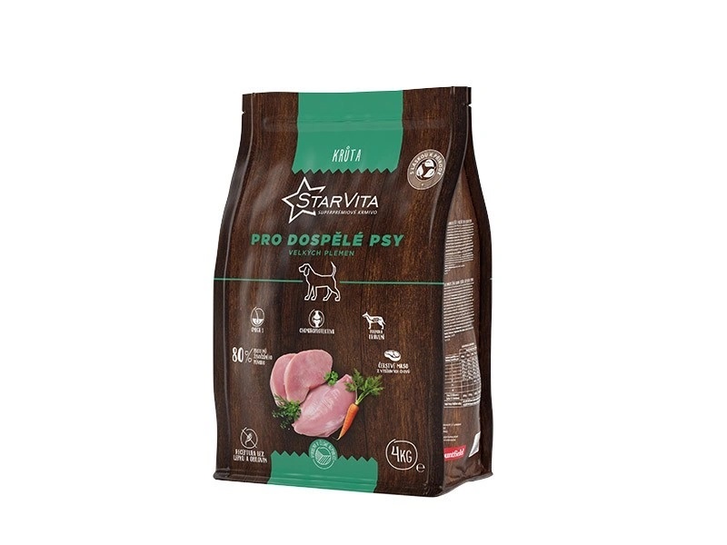 StarVita granule pro psy velkých plemen 4kg a 12kg