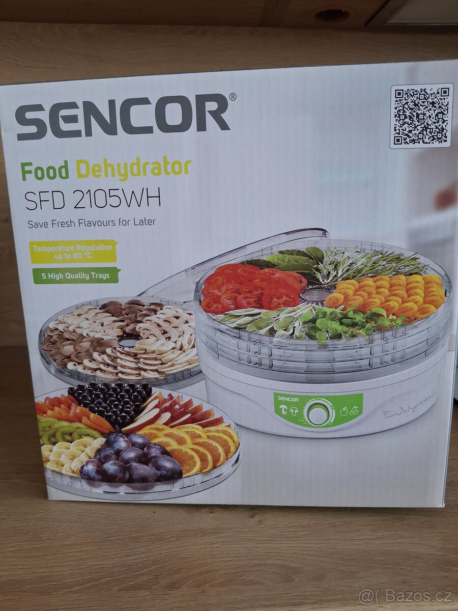 Sušička ovoce Sencor SFD 2105WH bílá
