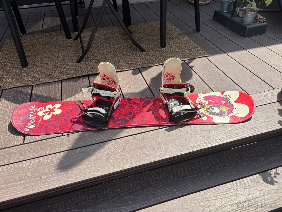 Dětský/juniorský snowboard komplet Westige 120 cm