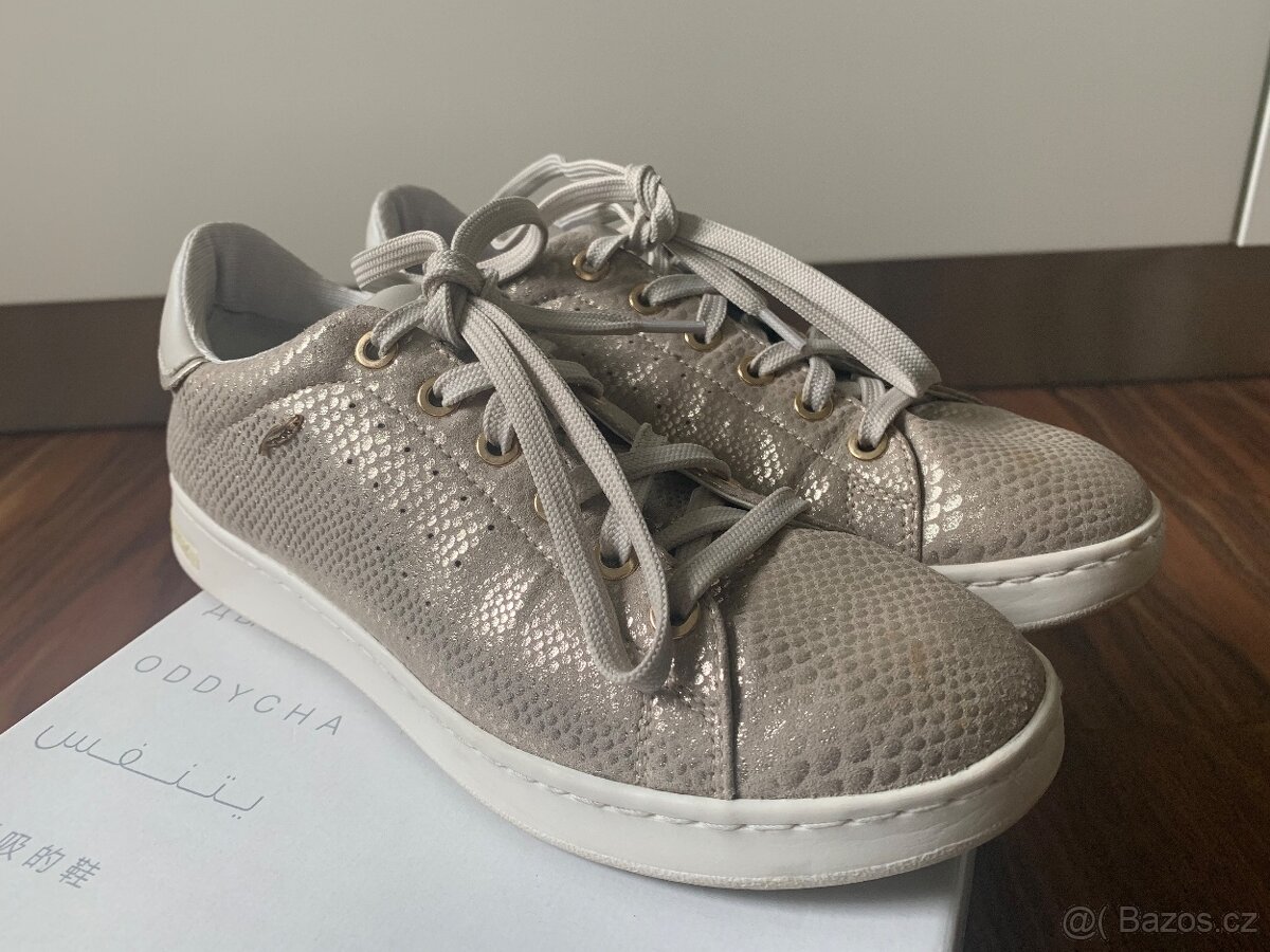 Geox zlaté tenisky D Jaysen A Print Microfiber vel. 37