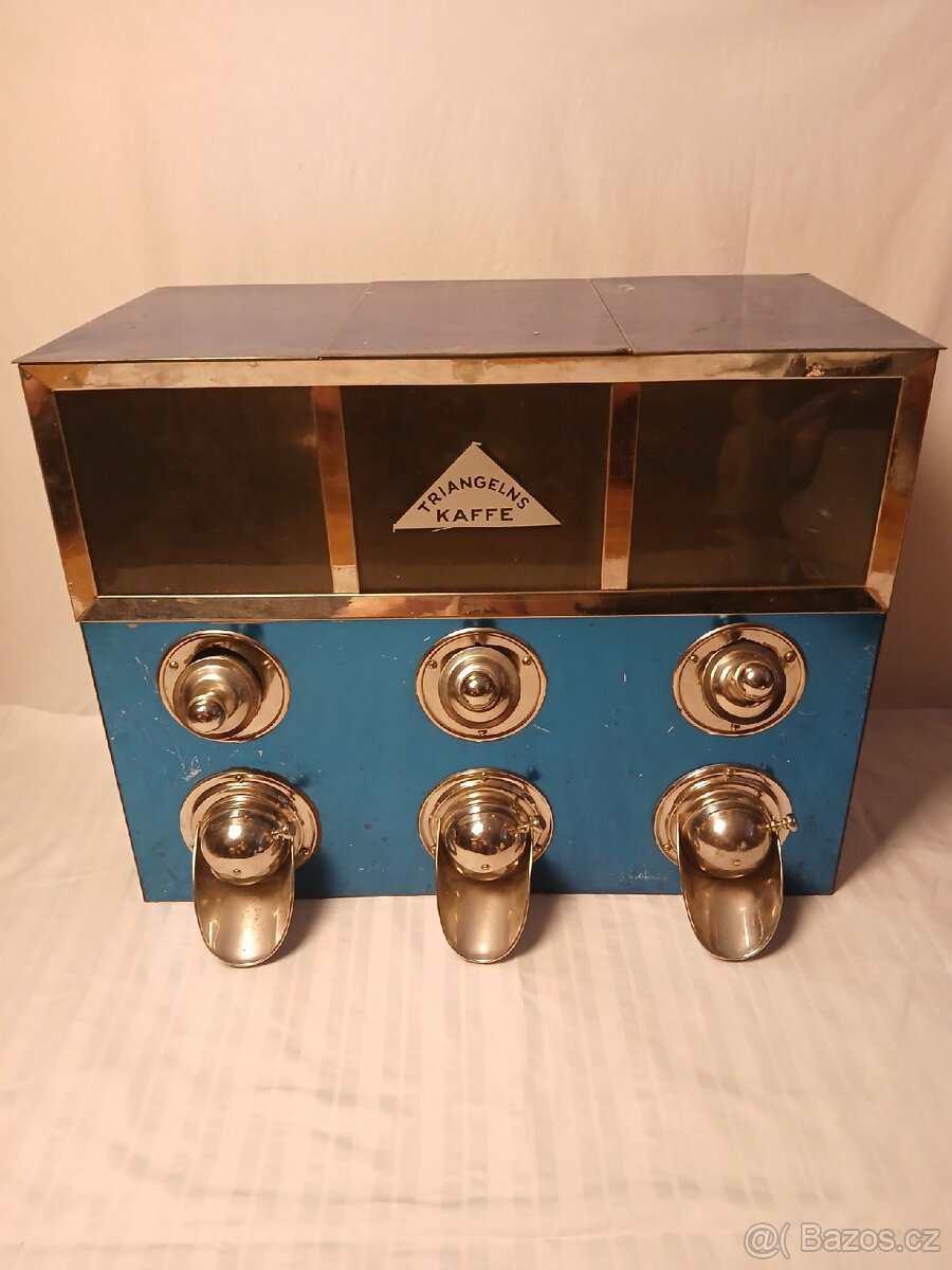 Starožitný zásobník na kávu