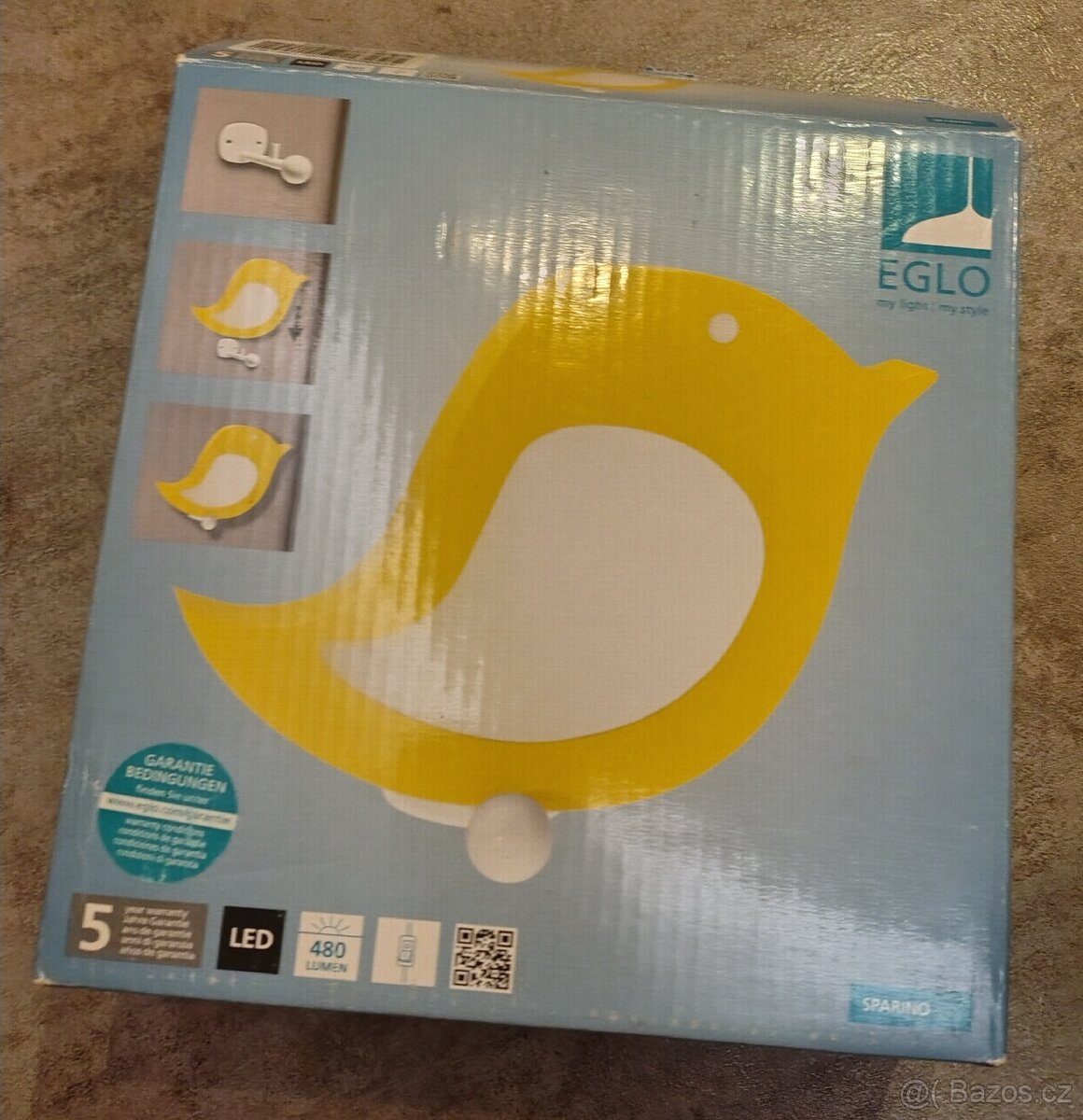 EGLO LED Dětské nástěnné svítidlo SPARINO