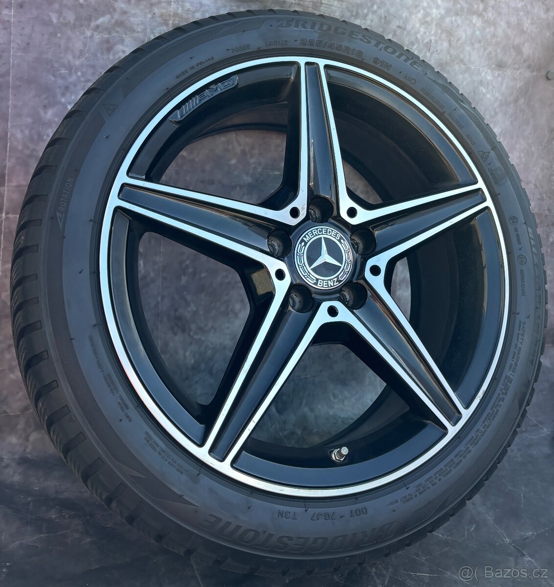 Alu kola AMG Mercedes-Benz C-Klasse 225/45/18 7,5mm
