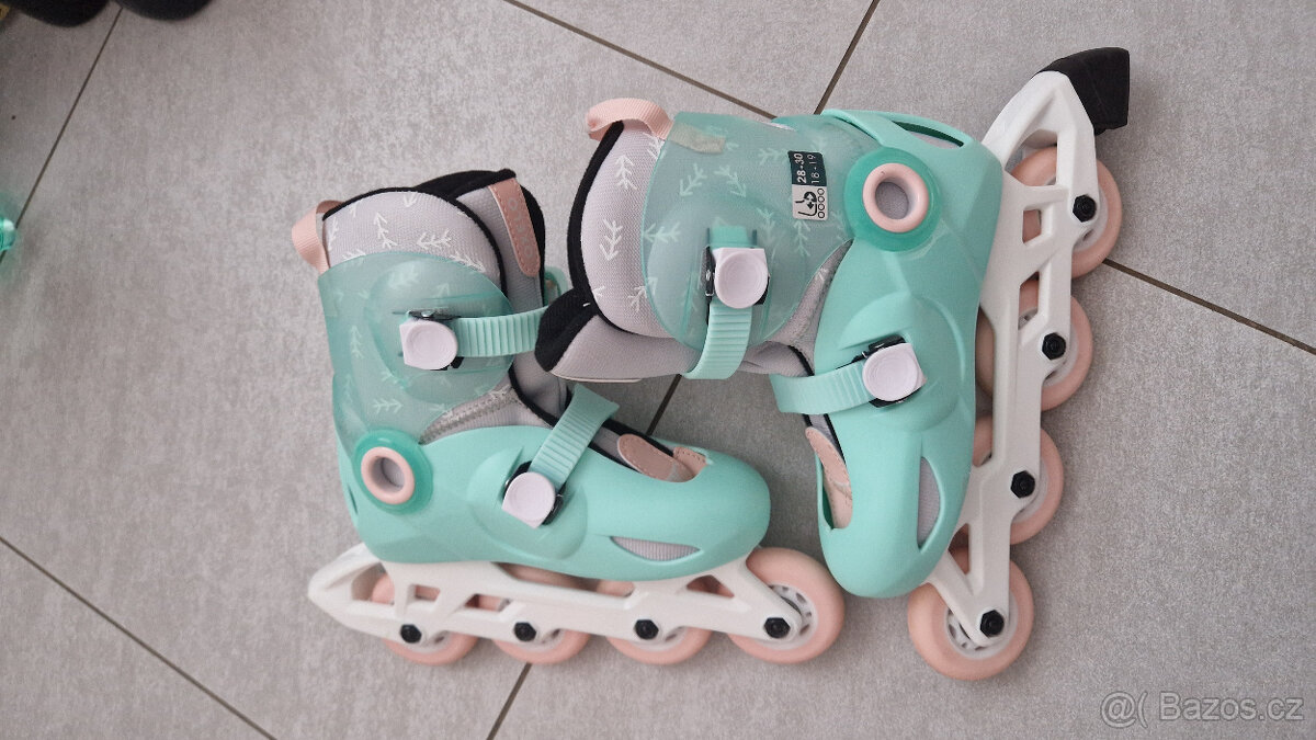 Prodám dětské in-lines Brusle, nastavitelná vel 28-30