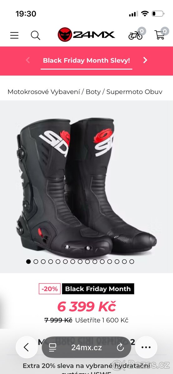 Motorkářské boty SIDI