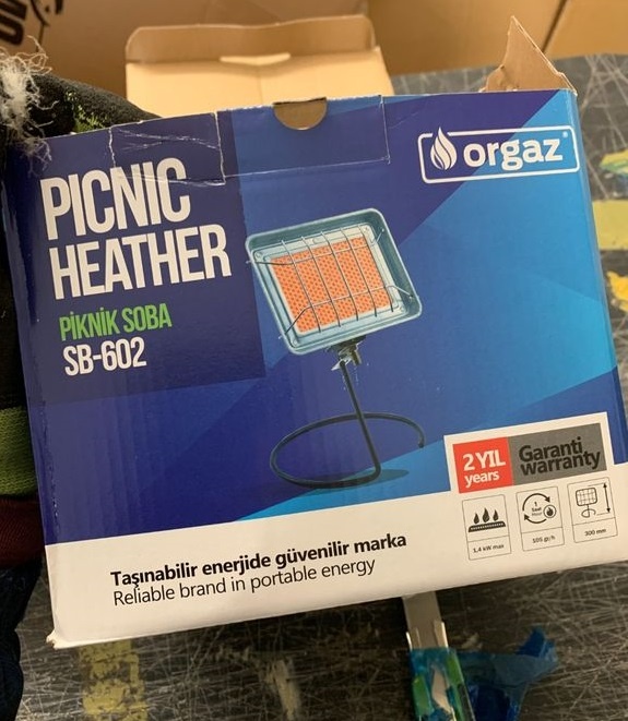 Keramický Plynové topidlo Plynový ohřívač 1,3 kW