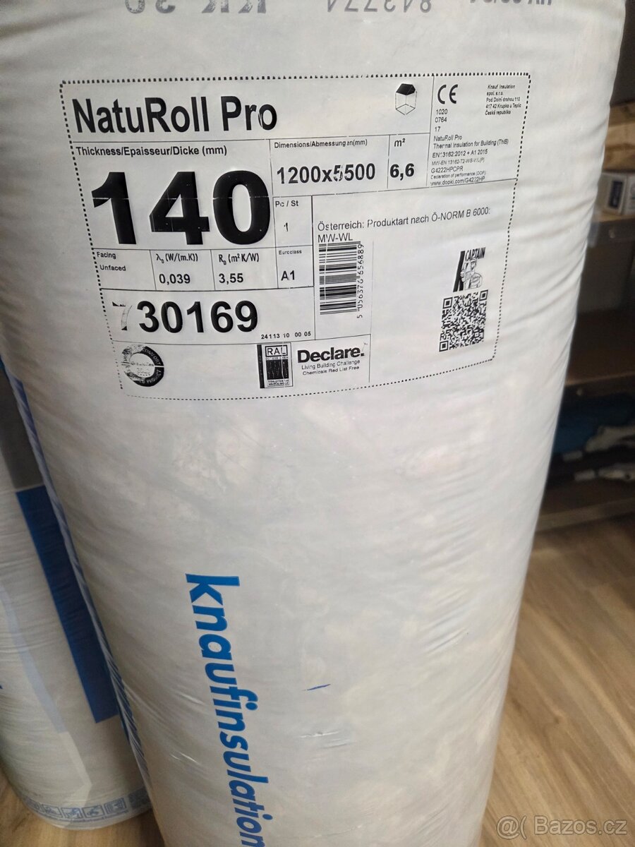 Tepelná izolace Knauf Naturoll Pro 140 mm 6,60 m²