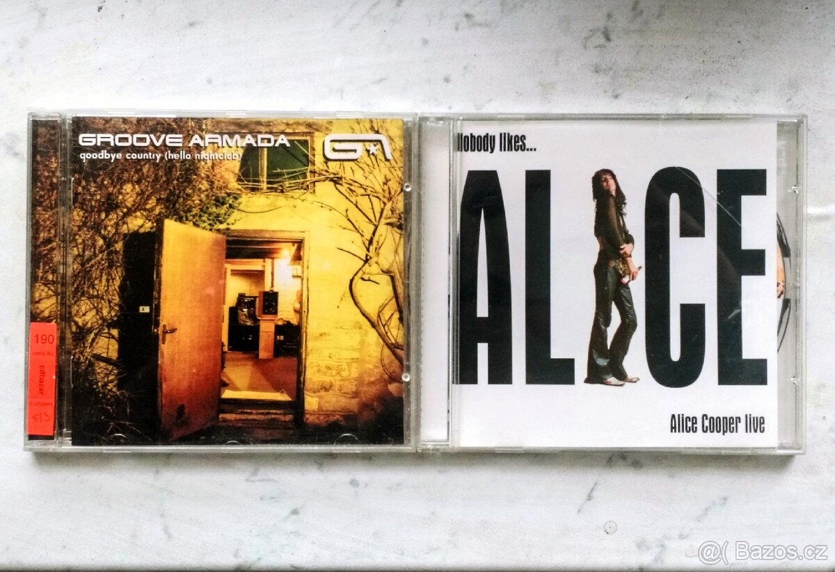 CD Groove Armada + CD ALICE COOPER live jako Nové
