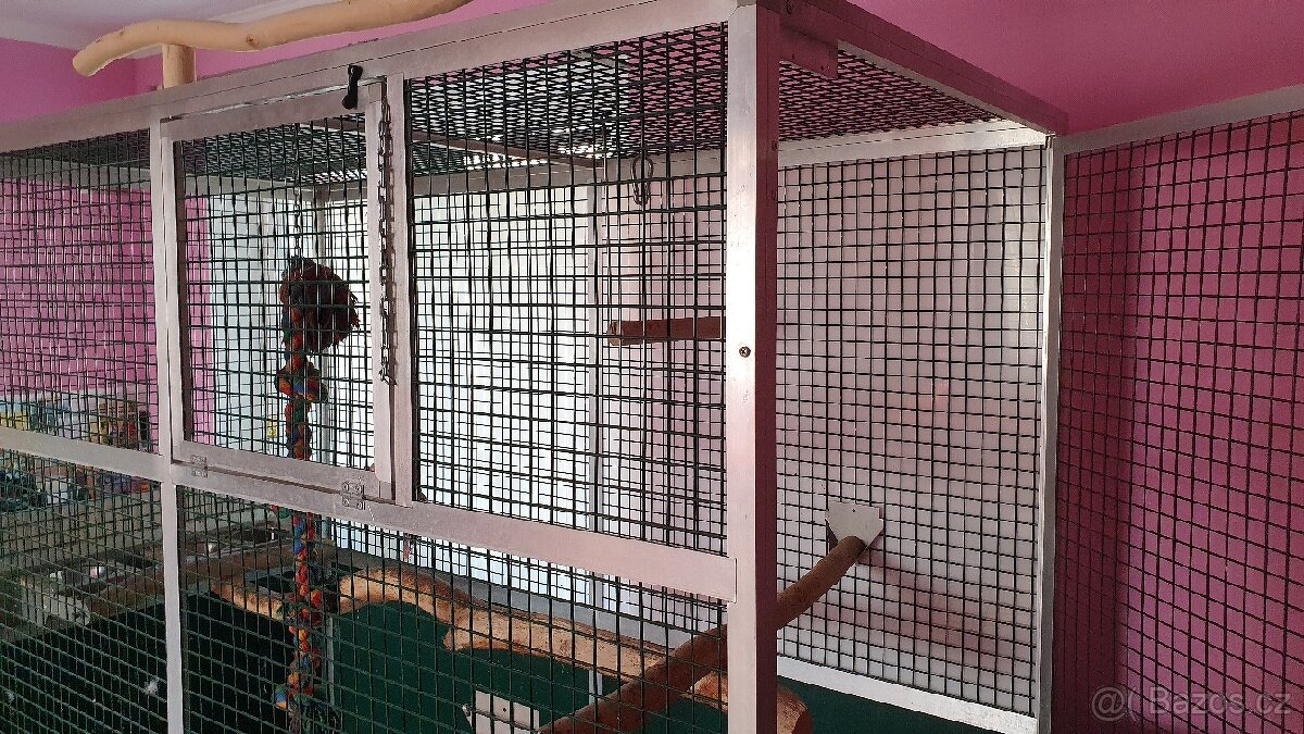 HLINÍKOVA KLEC PRO PAPOUŠKY