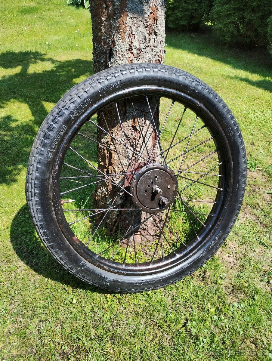 Prodám originální patinové kolo ČZ 98 ccm + brzda