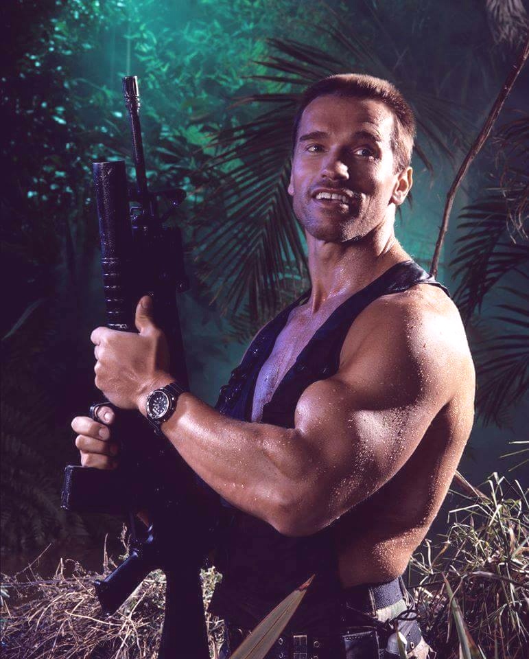 autogram Arnold Schwarzenegger koupím - téma Predator