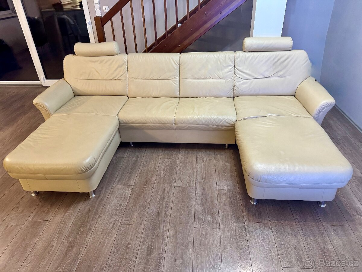 Kožená sedací souprava