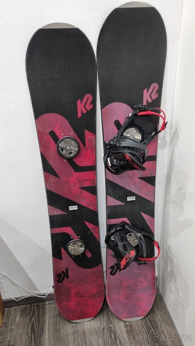 Prodám snowboardové prkno K2 délka 150 a 155 cm