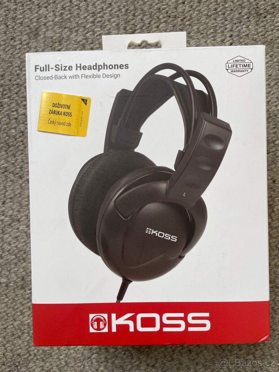 Nová sluchátka Koss, nikdy nepoužitá