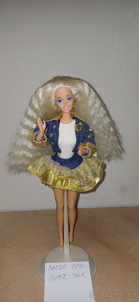 Barbie panenka  vzácná raritní Super talk, Superstar, Butter