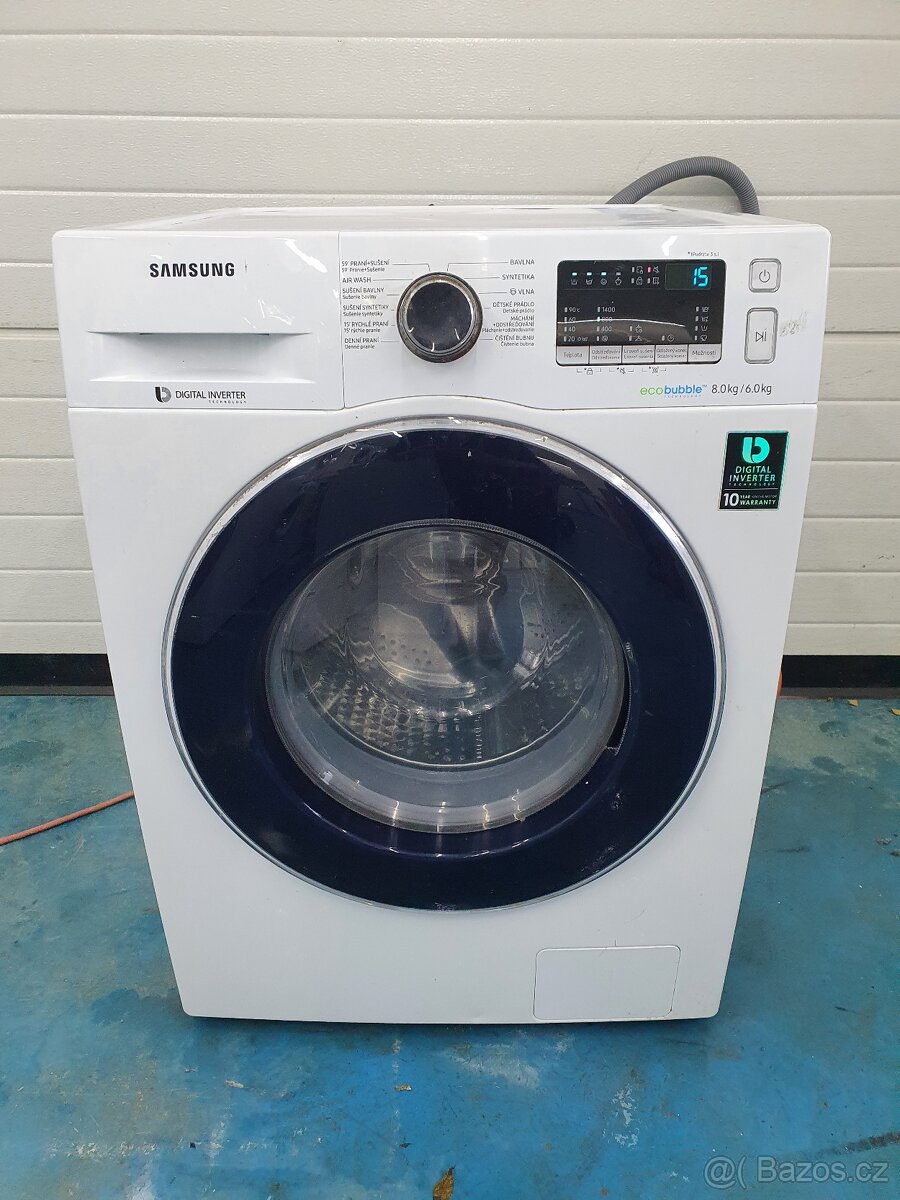Pračka se sušičkou Samsung WD80J6A10AW