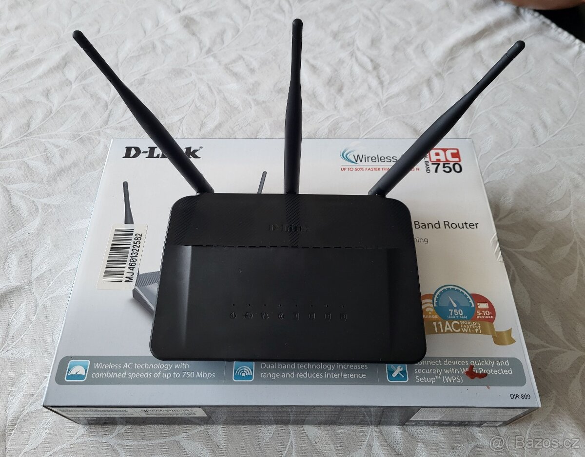WiFi dual-band router D-Link AC750