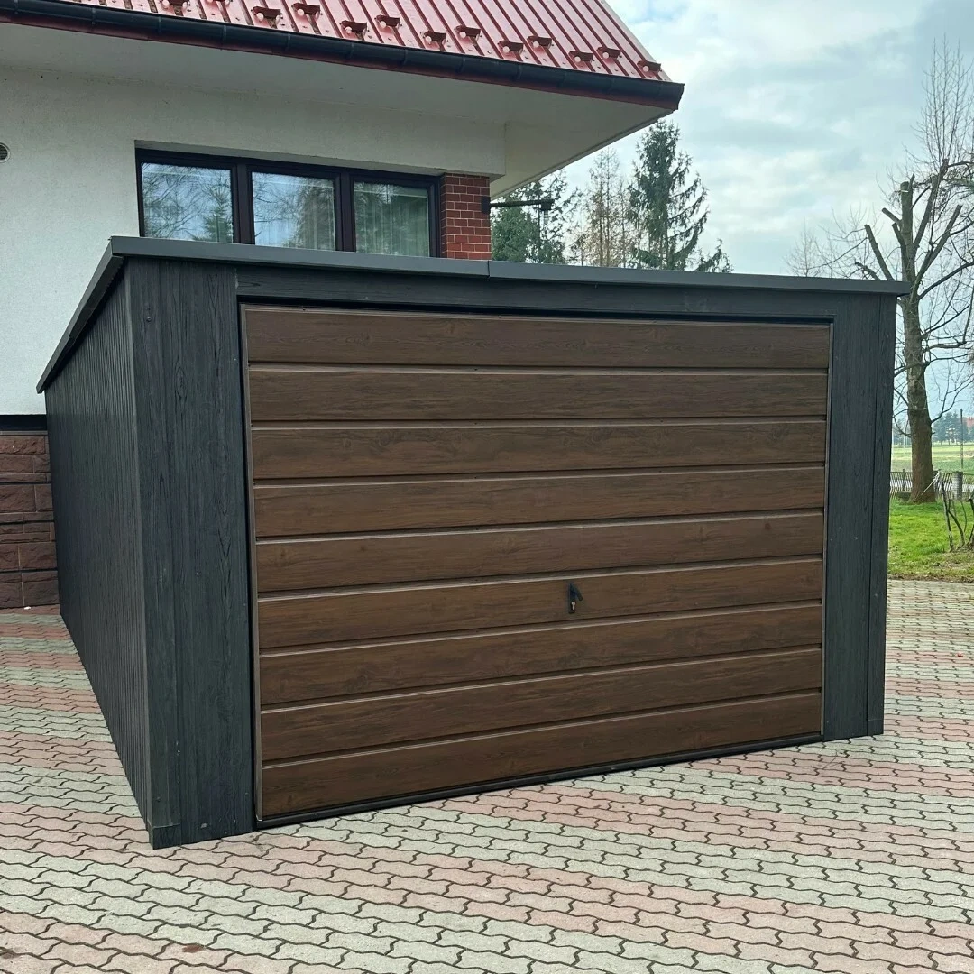 Plechová garáž 3,5 x 6 m