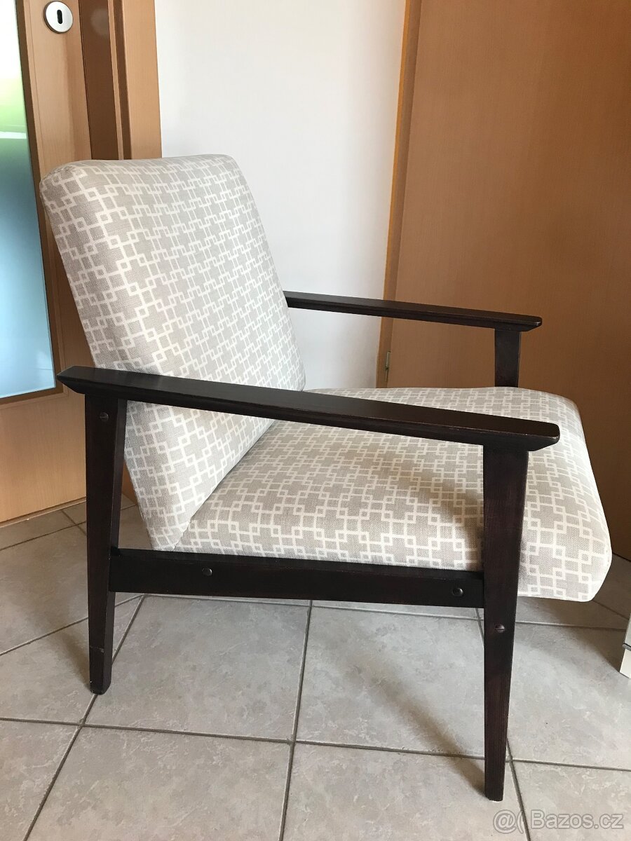 retro křeslo Jiří Jiroutek 60.léta