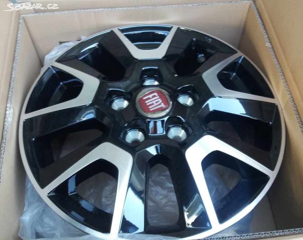 Fiat Ducato nove orig16"alu disky 5x118 ET 68