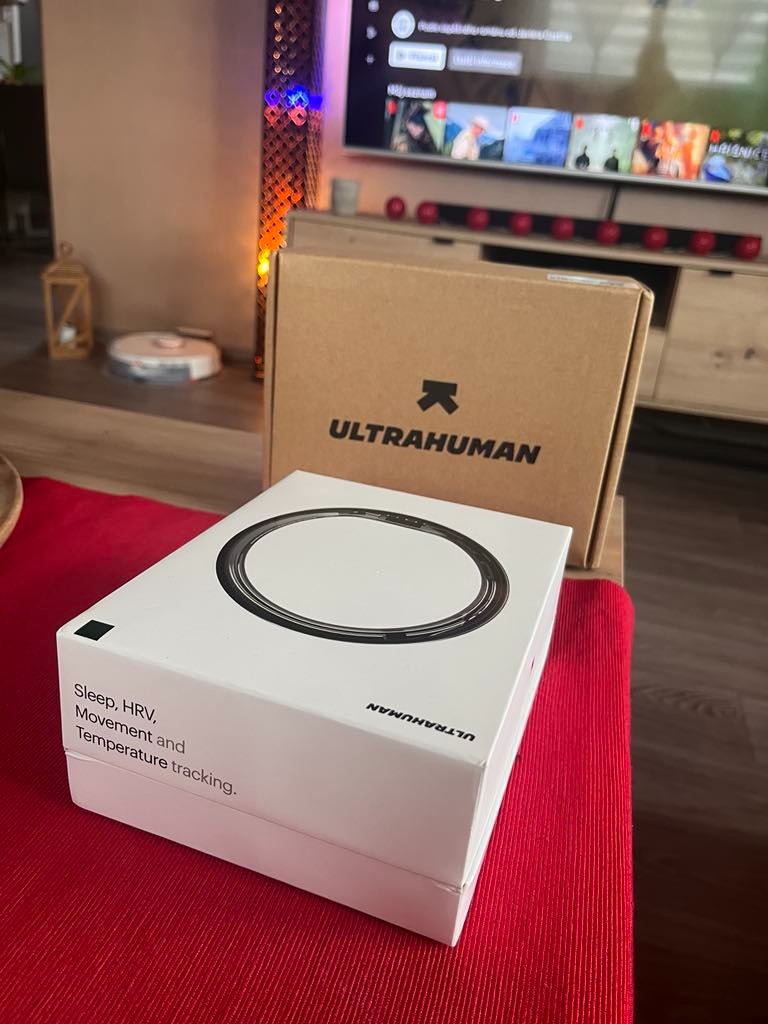 Ultrahuman Ring vel. 9 černý lesklý