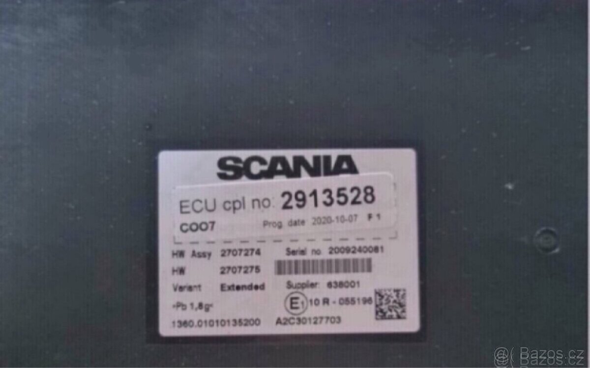 Řídící jednotka Scania motor na prodej
