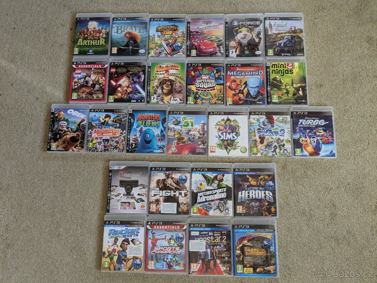 Hry Dětské a MOVE PS3 Playstation 3