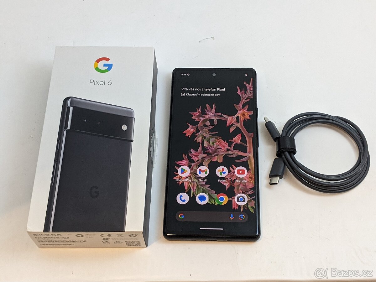 Google Pixel 6 8/128gb gray. Záruka 6 měsíců.