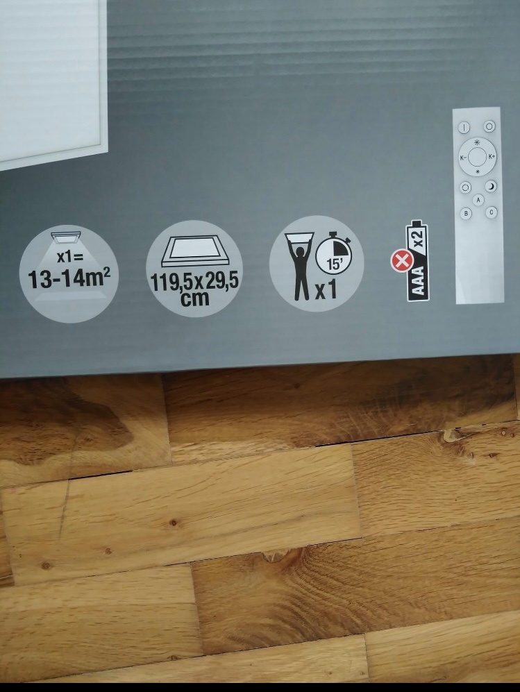 led svítidlo dtropní s ovladaním