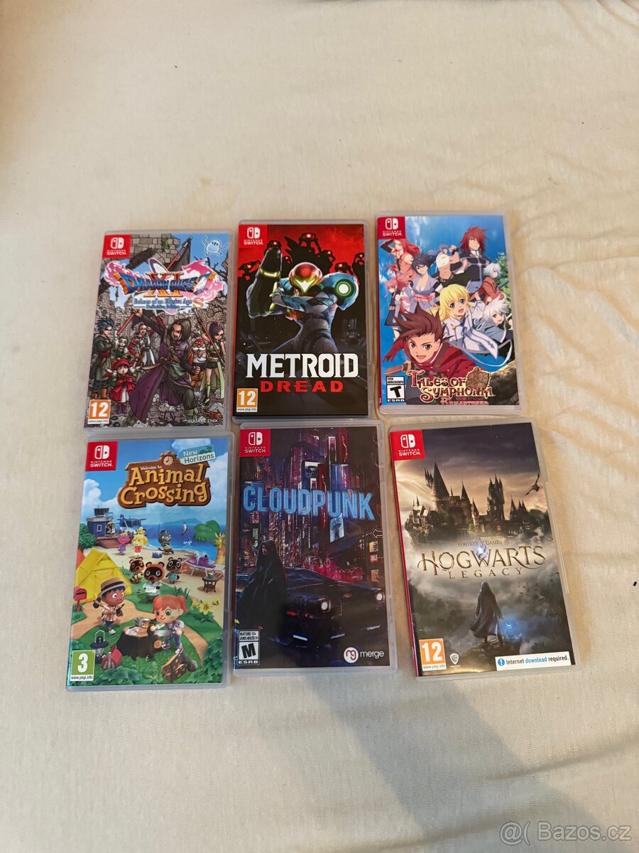Nintendo switch hry
