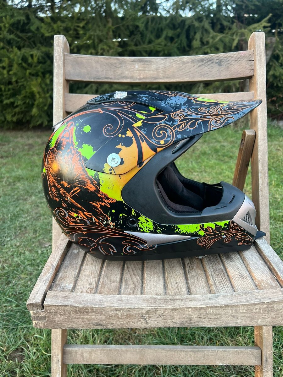 Motocross helma S 55-56
