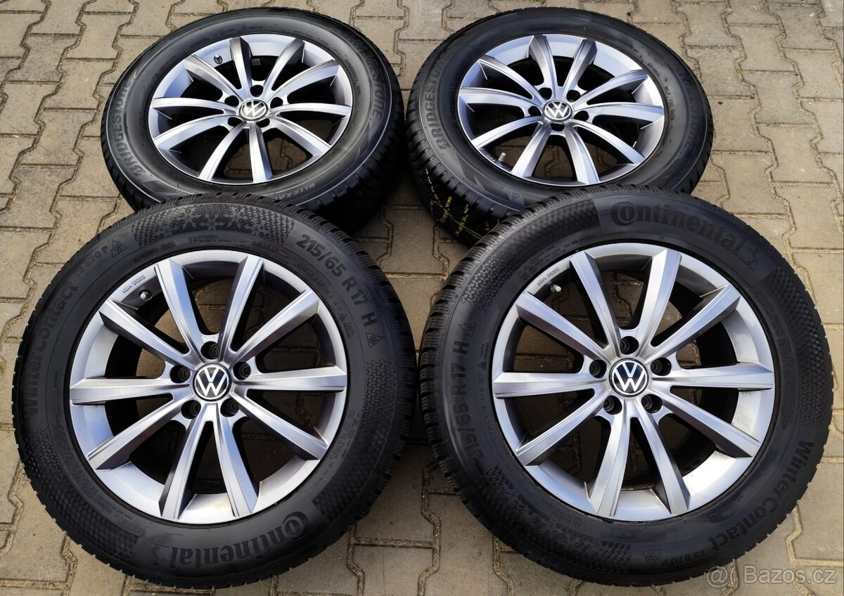 Alu kola originál Volkswagen Tiguan 5x112 R17 Merano