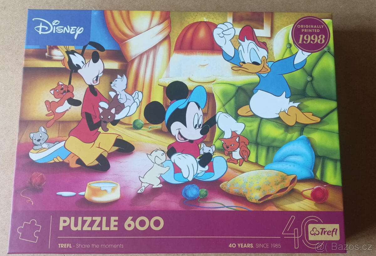 Disney: Mickey Mouse a přátelé, 600 dílků, Trefl puzzle