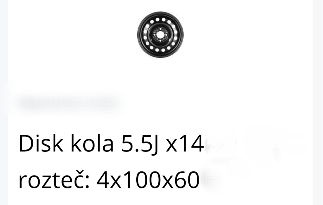 Koupím kolo disk Renault Twingo ET 29