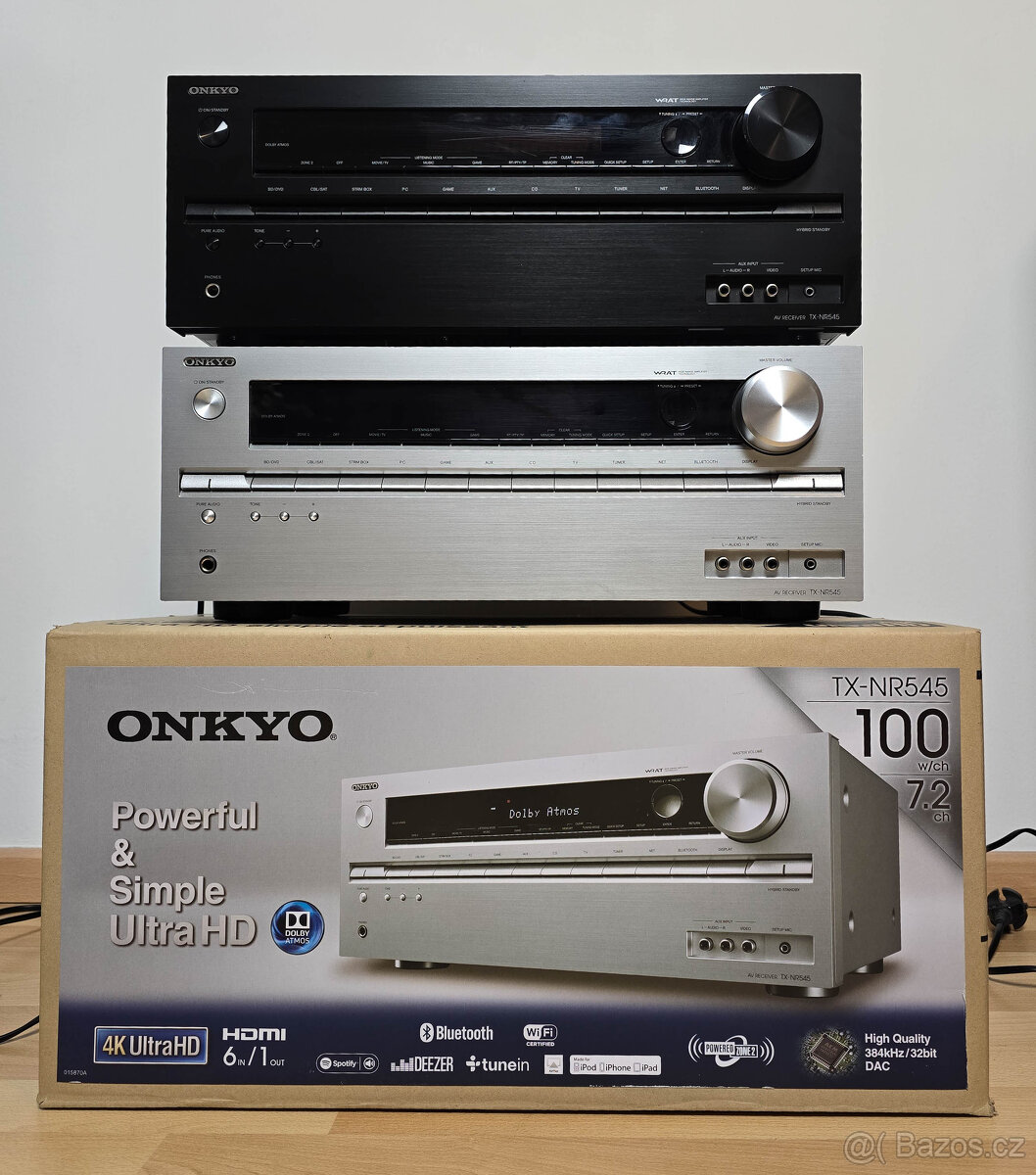 Onkyo TX-NR474 / Dolby Atmos AirPlay, Bluetooth