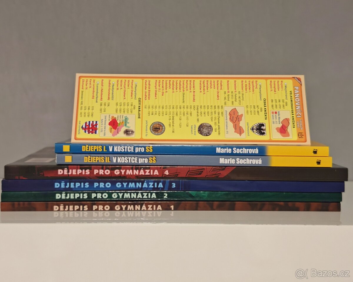Sada 6 ks učebnic DĚJEPIS pro gymnázia a SŠ