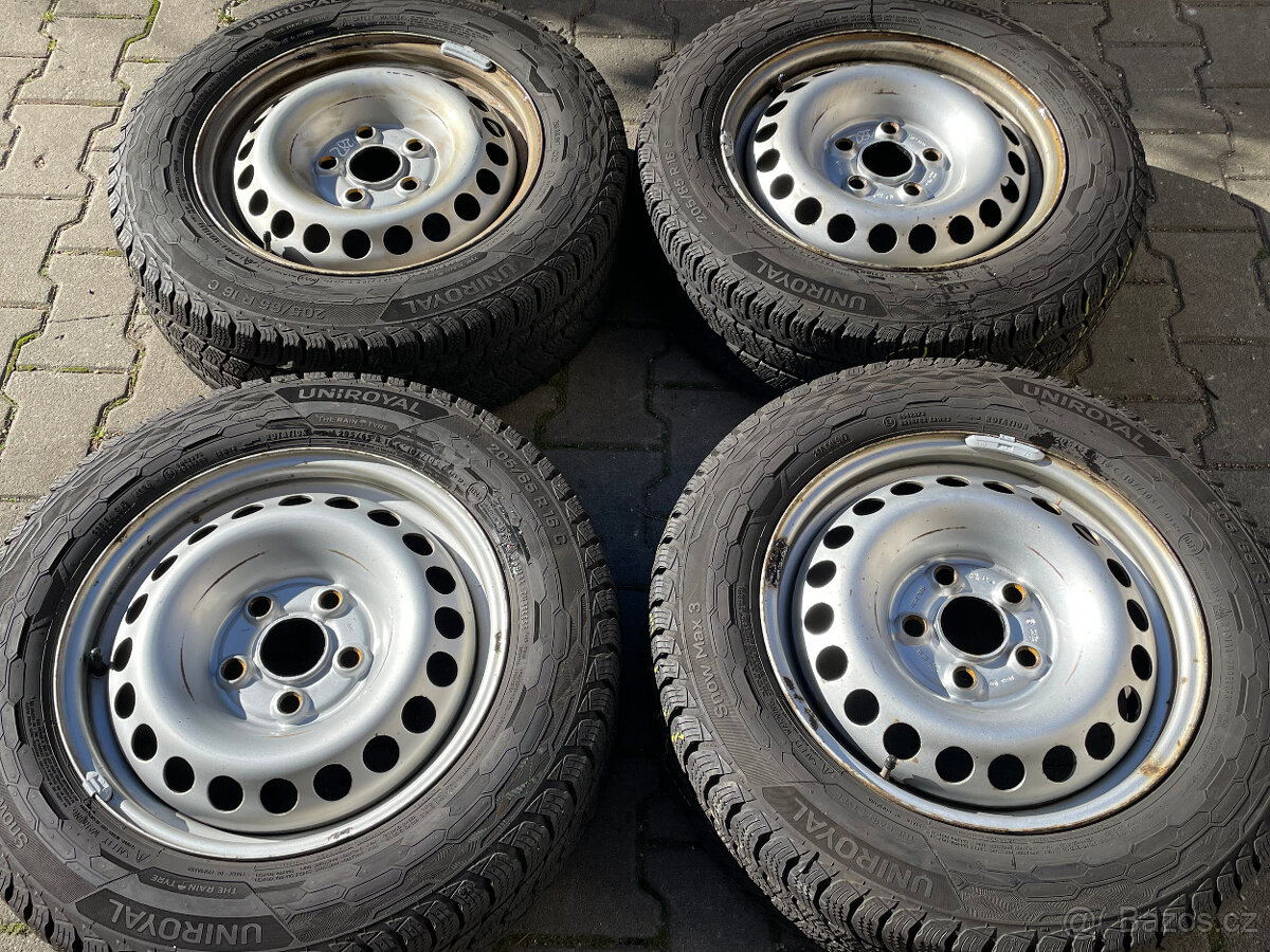 Zimní sada 5x120 original Volkswagen T5 T6 205/65 R16C